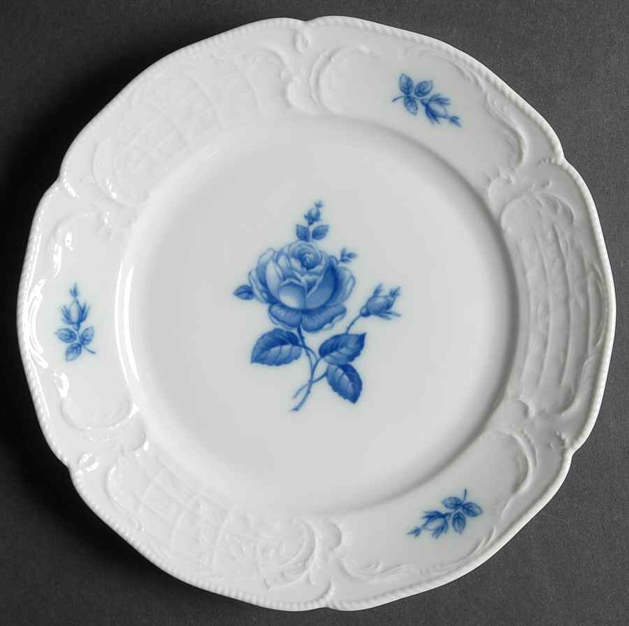 Sansoucci Blue Rose Salad Plate by Rosenthal - Continental-1