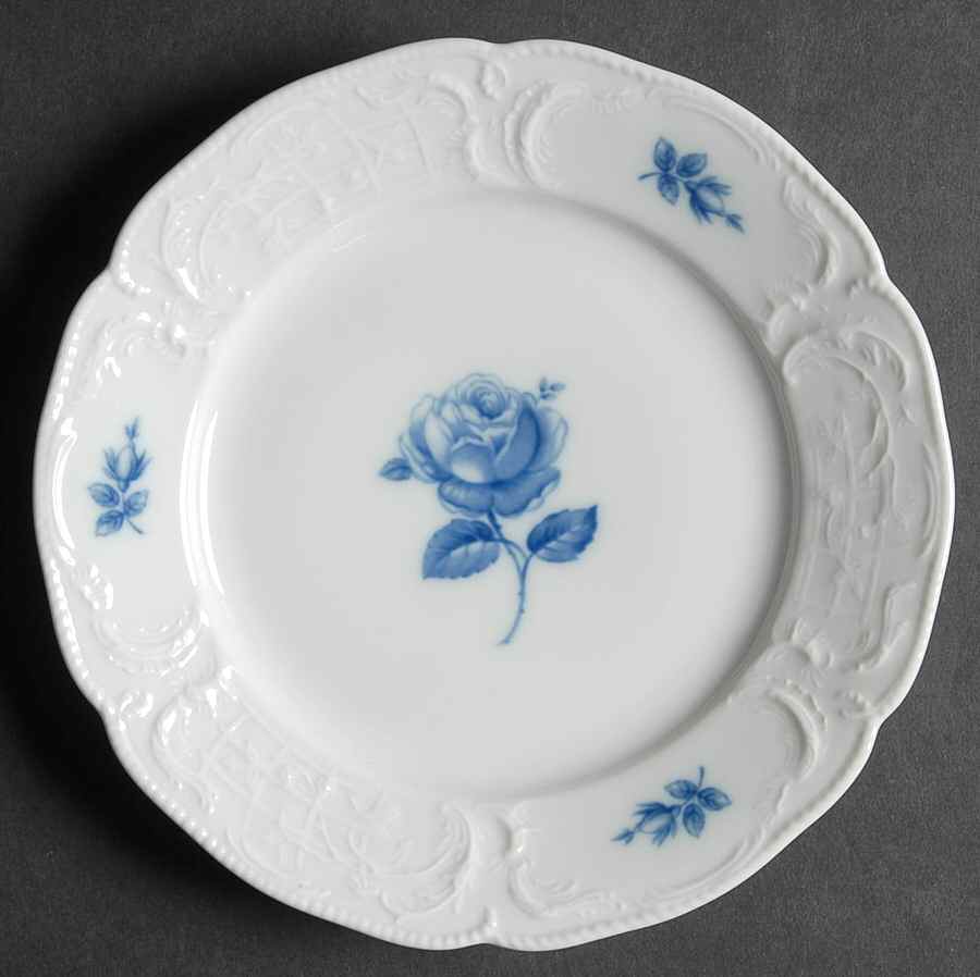 Sansoucci Blue Rose Bread & Butter Plate by Rosenthal - Continental-1