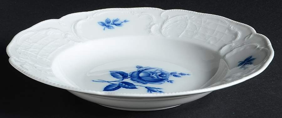 Sansoucci Blue Rose Rim Soup Bowl by Rosenthal - Continental-1