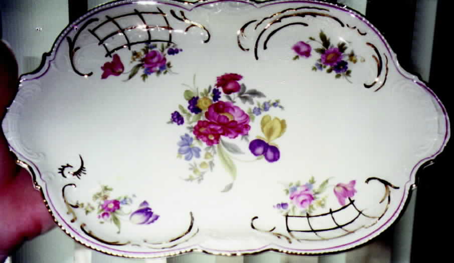 R276 14" Oval Serving Platter by Rosenthal - Continental-1