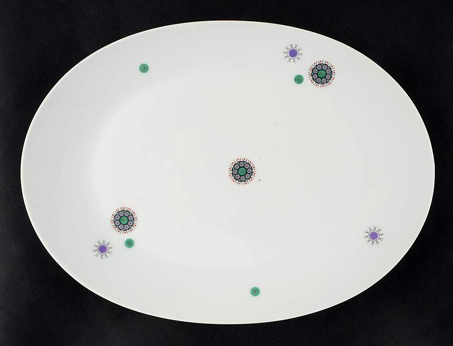 R29 13" Oval Serving Platter by Rosenthal - Continental-1