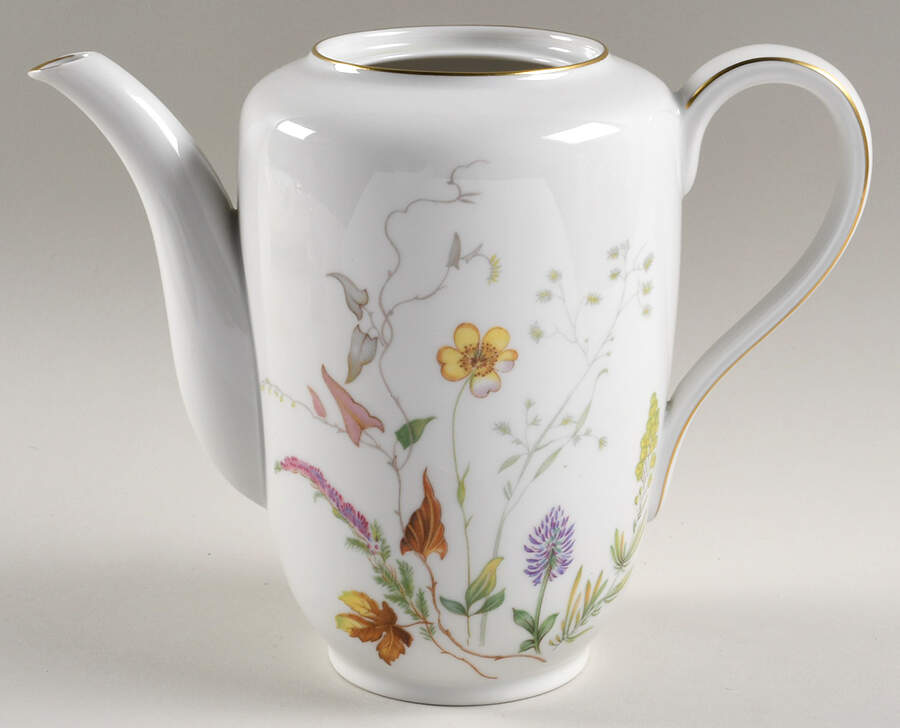 3656 (White) Coffee Pot No Lid by Rosenthal - Continental-1