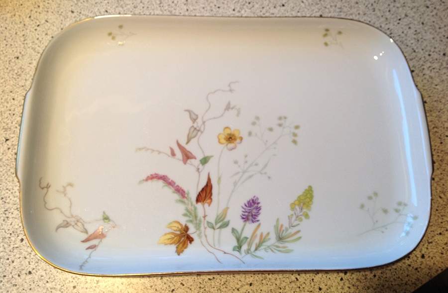 3656 (White) 15" Rectangular Serving Platter by Rosenthal - Continental-1
