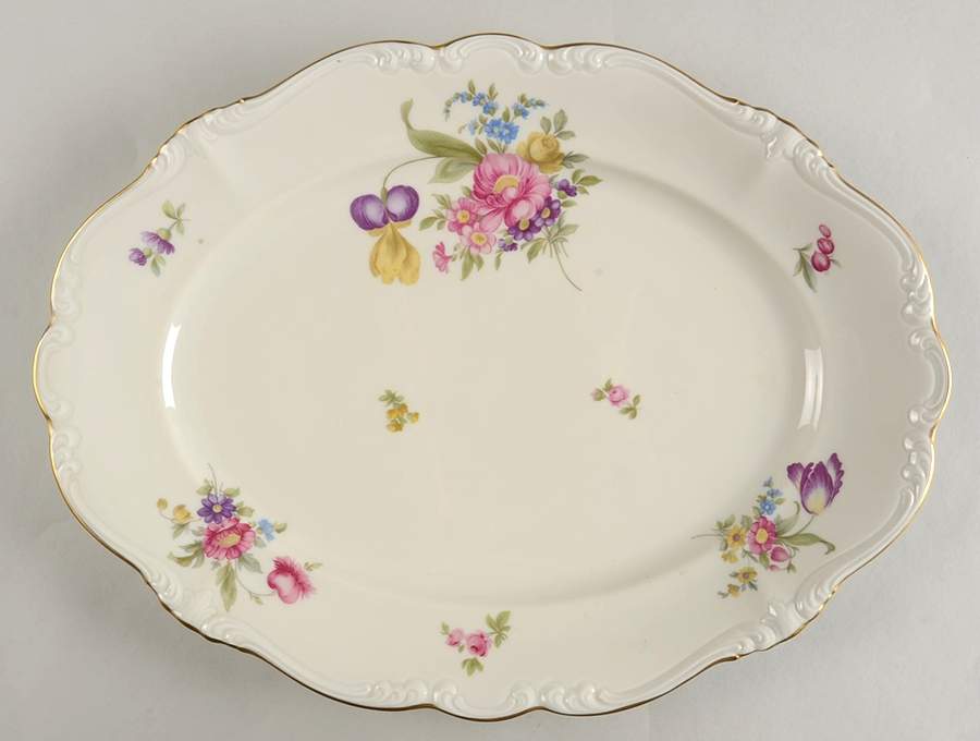 R310 14" Oval Serving Platter by Rosenthal - Continental-1