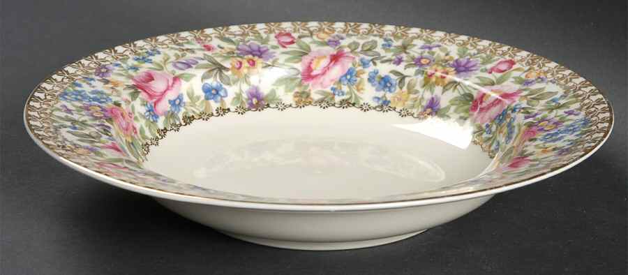 Garden Caprice (Smooth Edge) Rim Soup Bowl by Rosenthal - Continental-1