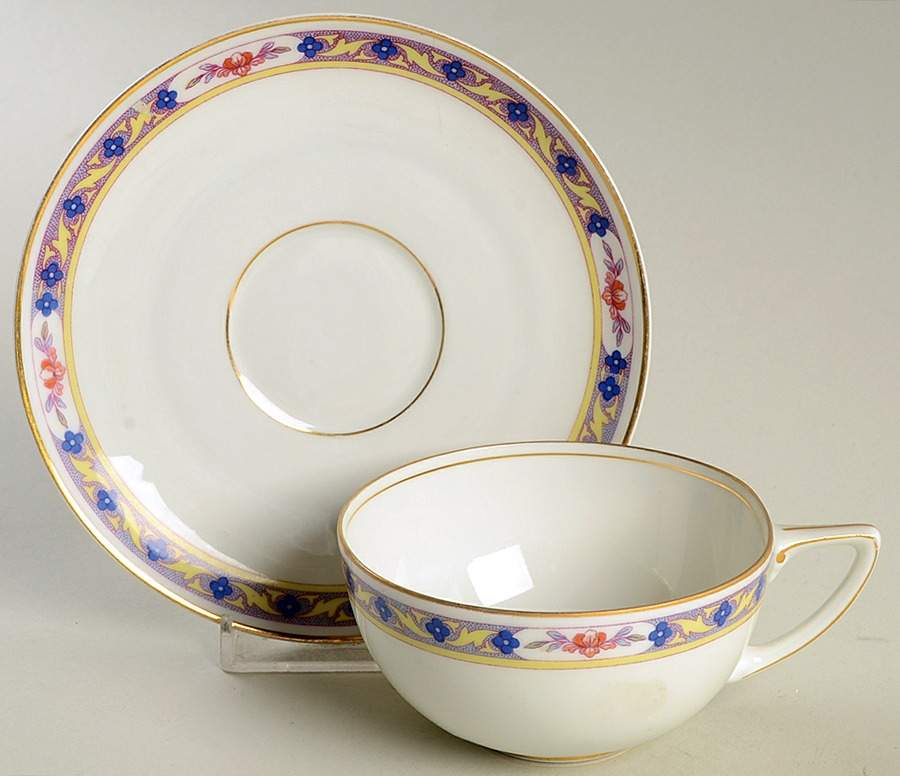 R315 Flat Cup & Saucer Set by Rosenthal - Continental-1