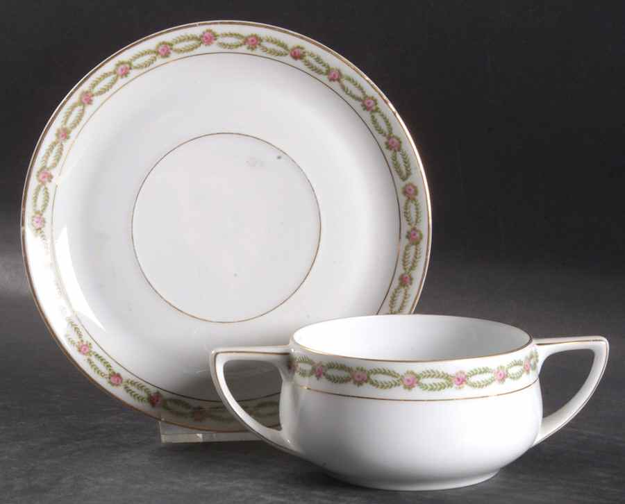R33 Flat Bouillon Cup & Saucer by Rosenthal - Continental-1