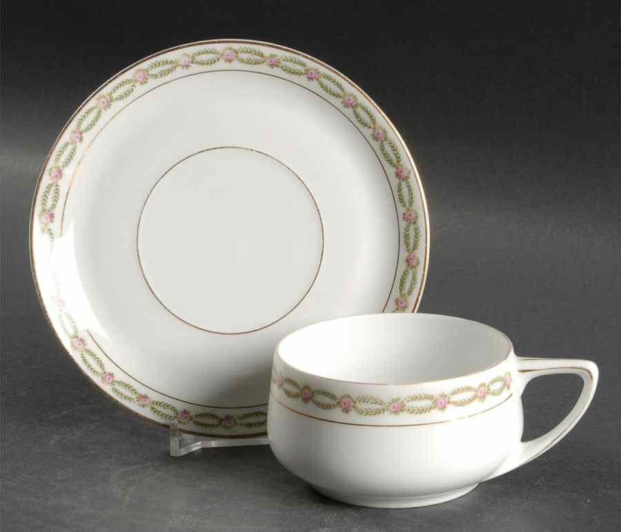 R33 Flat Cup & Saucer Set by Rosenthal - Continental-1