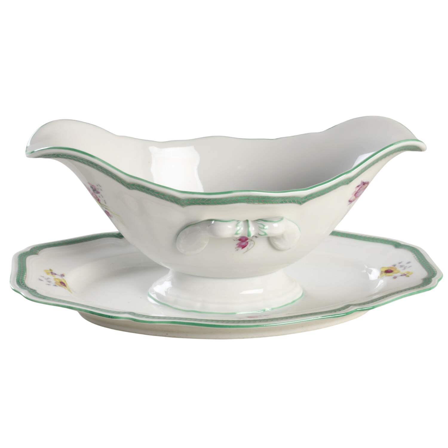 R351 Gravy Boat with Attached Underplate by Rosenthal - Continental-1