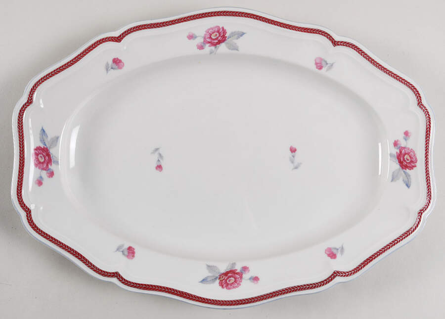 R369 13" Oval Serving Platter by Rosenthal - Continental-1