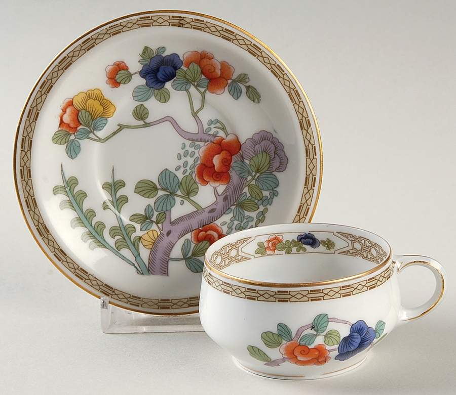 R417 Flat Demitasse Cup & Saucer Set by Rosenthal - Continental-1