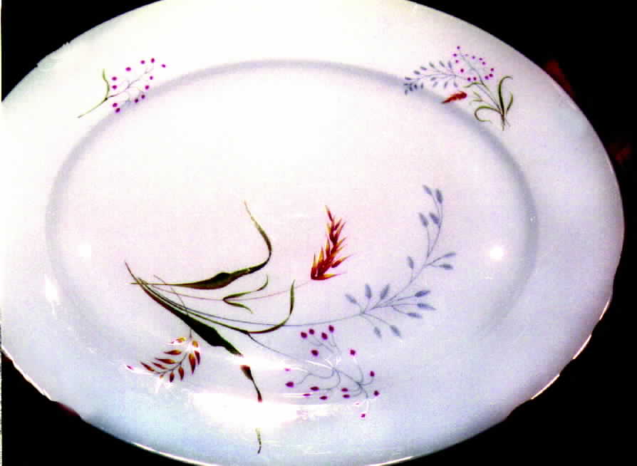 R437 14" Oval Serving Platter by Rosenthal - Continental-1