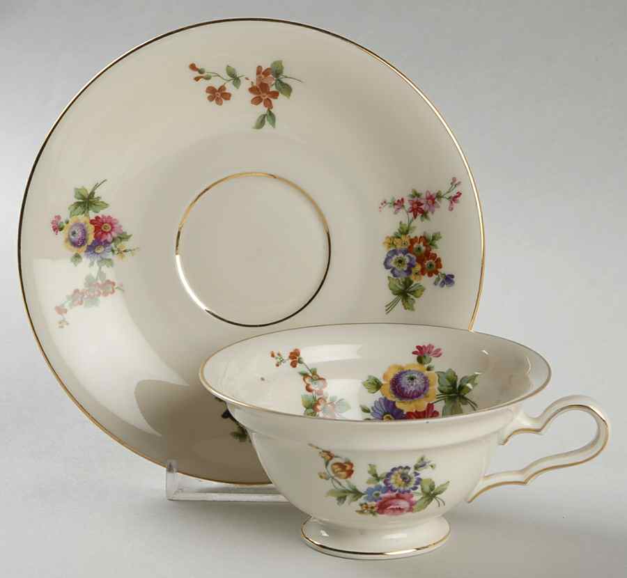 R445 Footed Cup & Saucer Set by Rosenthal - Continental-1