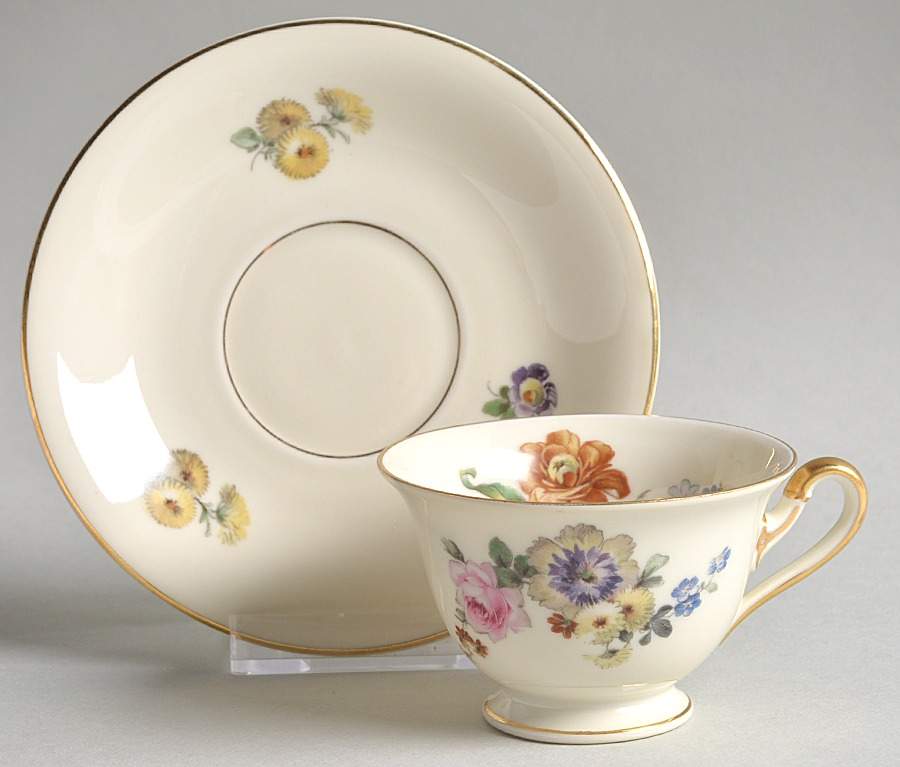 Gardenia Footed Demitasse Cup & Saucer Set by Rosenthal - Continental-1