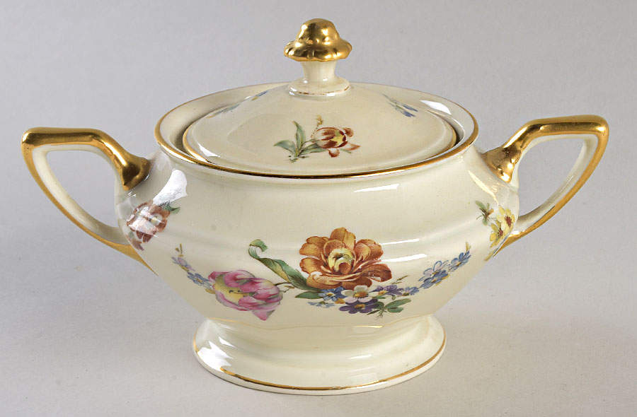 Gardenia Sugar Bowl & Lid by Rosenthal - Continental-1