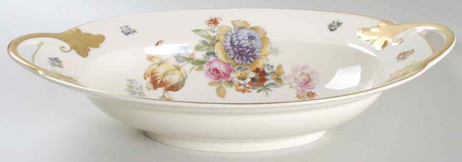Gardenia 12" Oval Vegetable Bowl by Rosenthal - Continental-1
