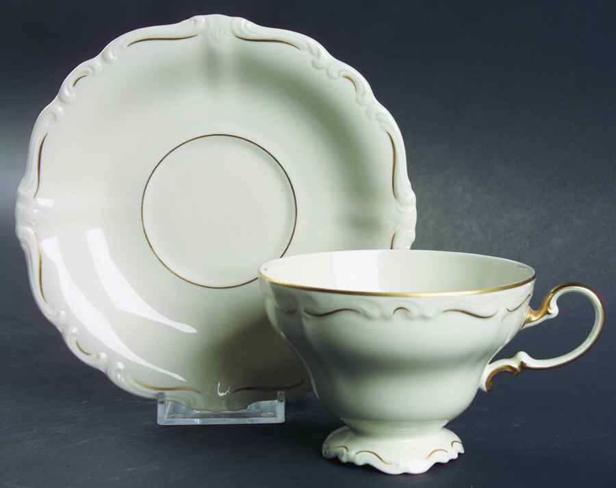 3102 Footed Cup & Saucer Set by Rosenthal - Continental-1