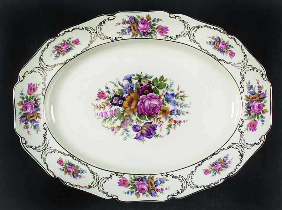 2924 14" Oval Serving Platter by Rosenthal - Continental-1