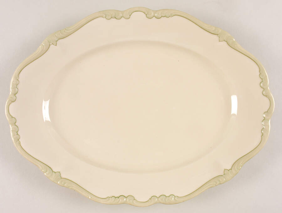R498 12" Oval Serving Platter by Rosenthal - Continental-1
