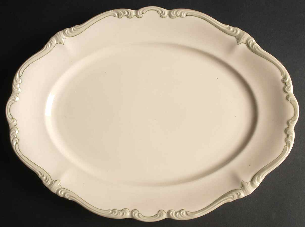 R498 14" Oval Serving Platter by Rosenthal - Continental-1