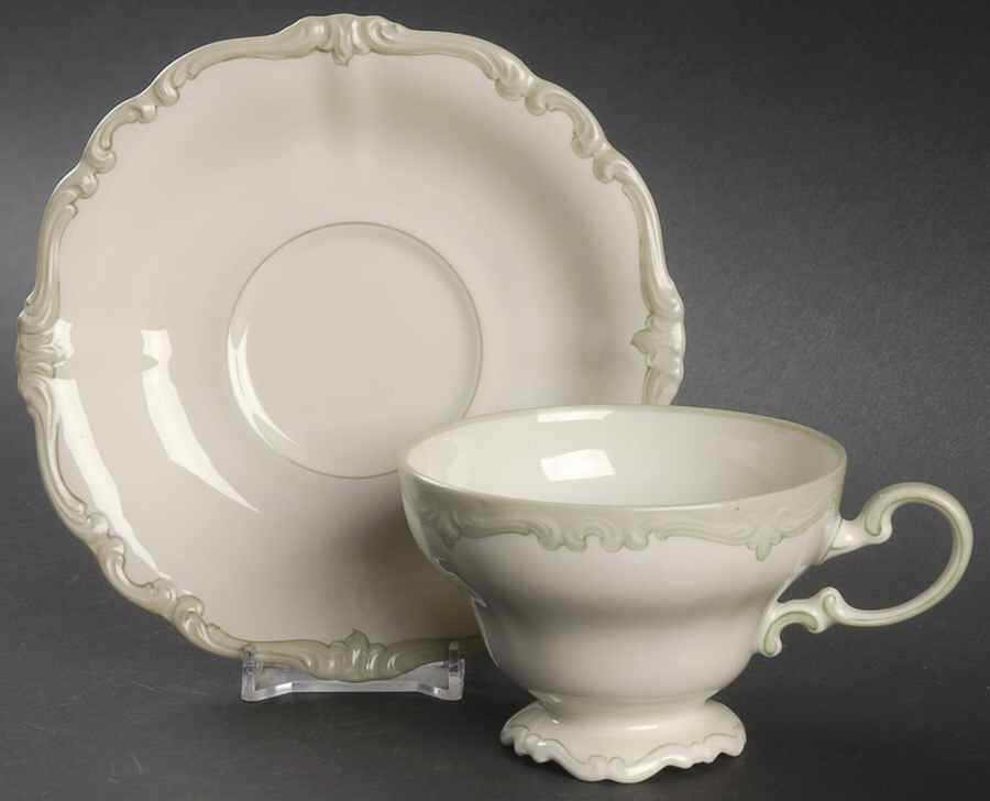 R498 Footed Cup & Saucer Set by Rosenthal - Continental-1