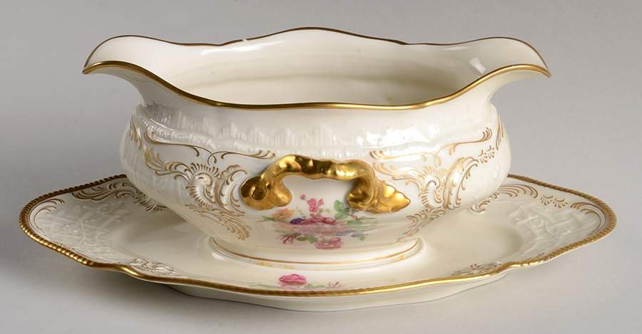 R53 Gravy Boat with Attached Underplate by Rosenthal - Continental-1