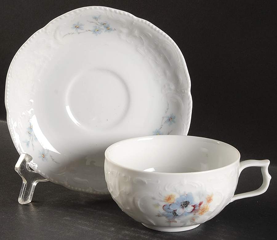 R542 Flat Cup & Saucer Set by Rosenthal - Continental-1