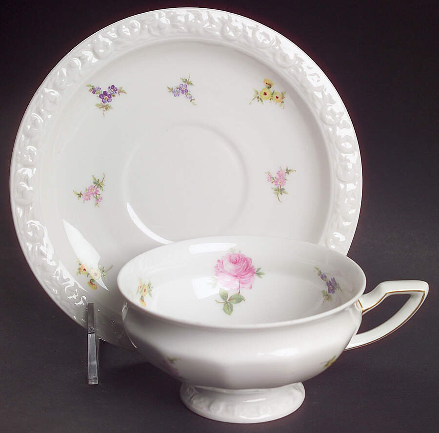 R551 Footed Cup & Saucer Set by Rosenthal - Continental-1