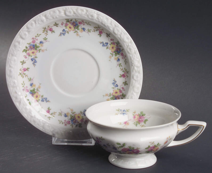 R56 Footed Cup & Saucer Set by Rosenthal - Continental-1
