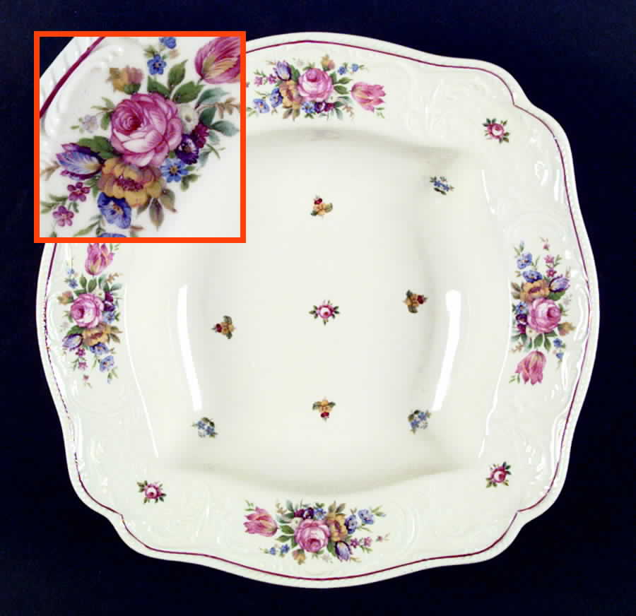 R63 11" Square Vegetable Bowl by Rosenthal - Continental-1