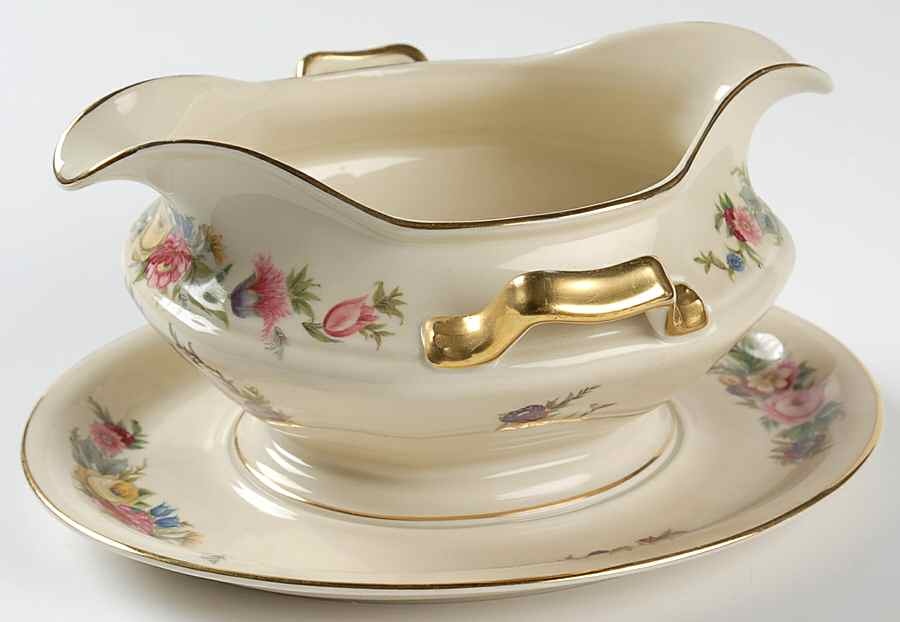 R65 Gravy Boat with Attached Underplate by Rosenthal - Continental-1