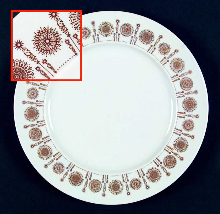 Golden Suns Dinner Plate by Rosenthal - Continental-1
