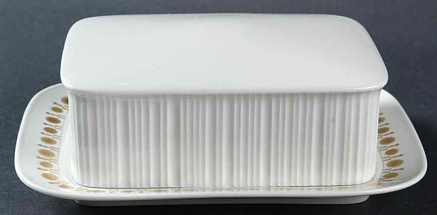 Golden Suns Rectangular Covered Butter by Rosenthal - Continental-1