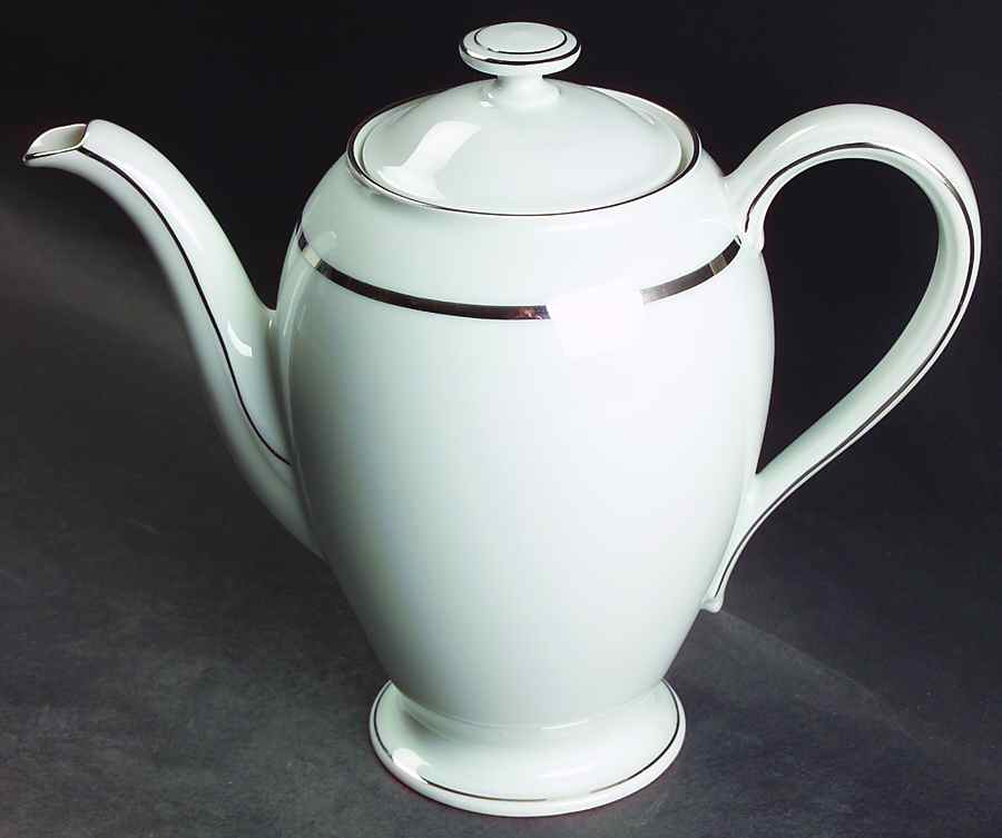 Regent (Platinum Trim) Coffee Pot & Lid by Rosenthal - Continental-1