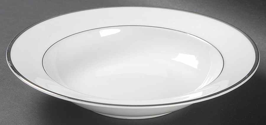 Regent (Platinum Trim) Rim Soup Bowl by Rosenthal - Continental-1