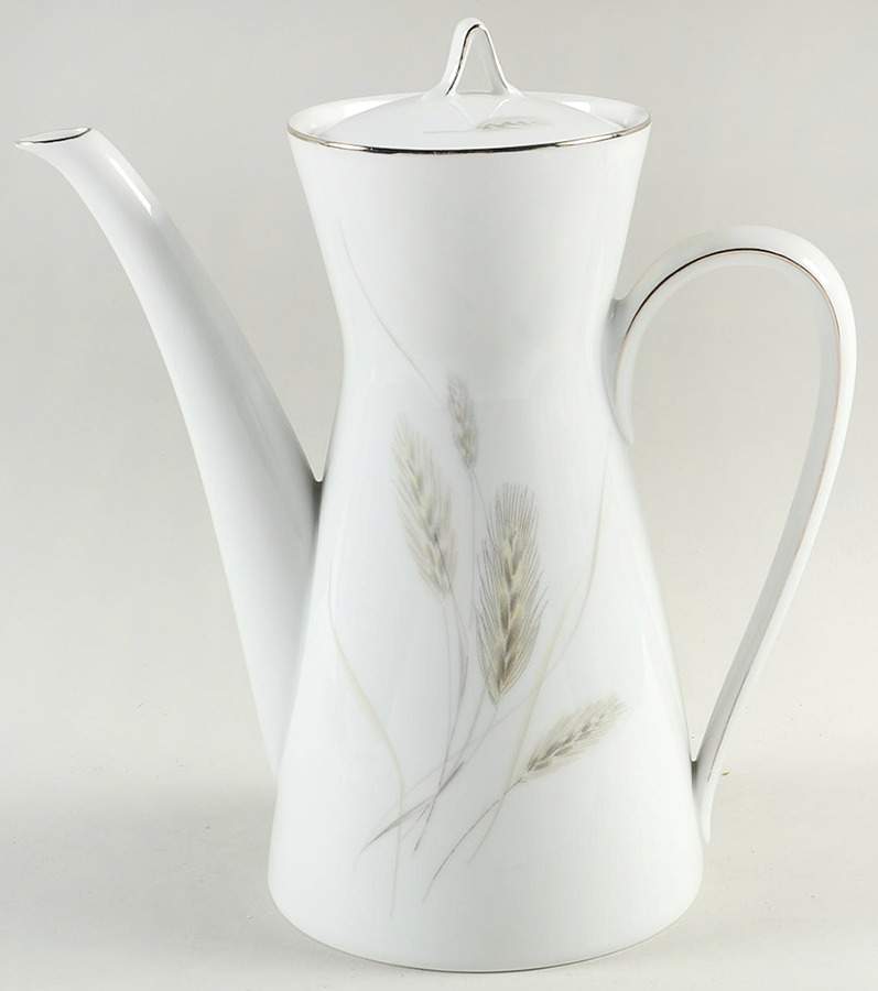 Regina Platinum Coffee Pot & Lid by Rosenthal - Continental-1