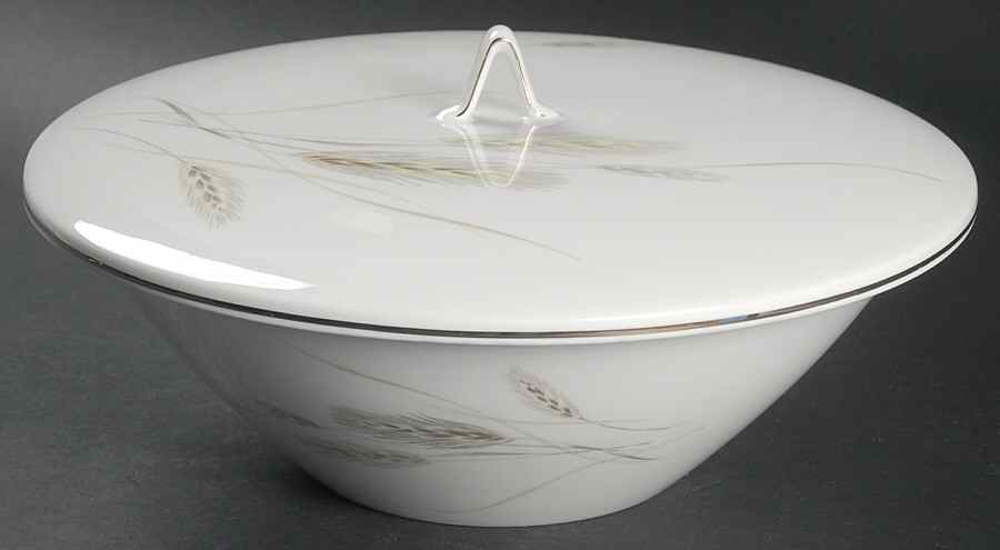 Regina Platinum Round Covered Vegetable-Uses RV9 as Base+CVLRV9 by Rosenthal - Continental-1