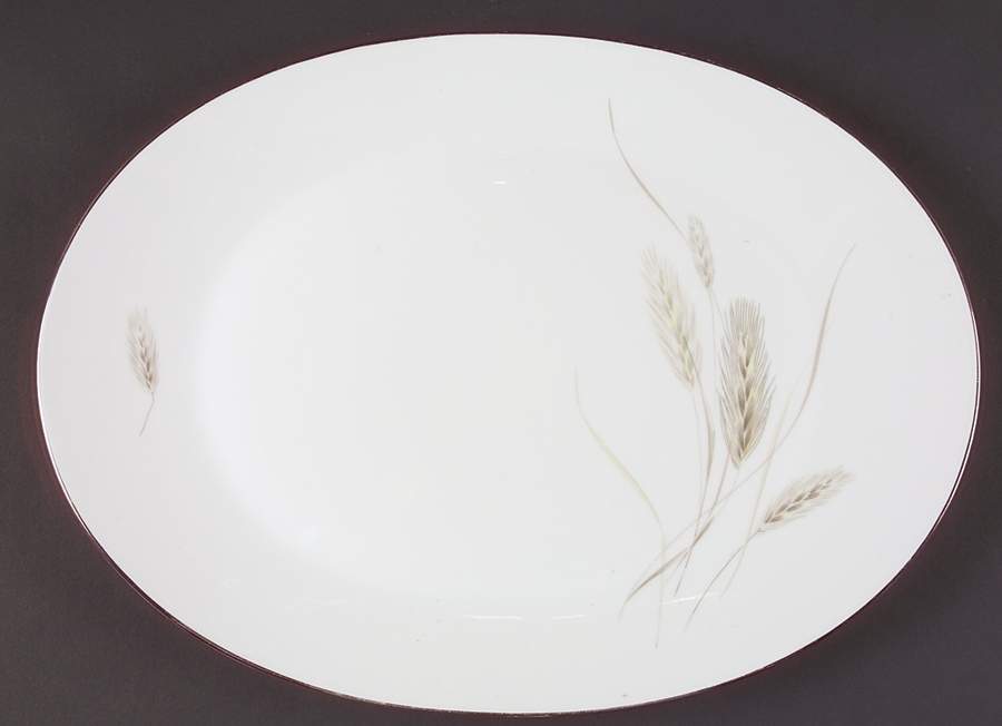Regina Platinum 15" Oval Serving Platter by Rosenthal - Continental-1