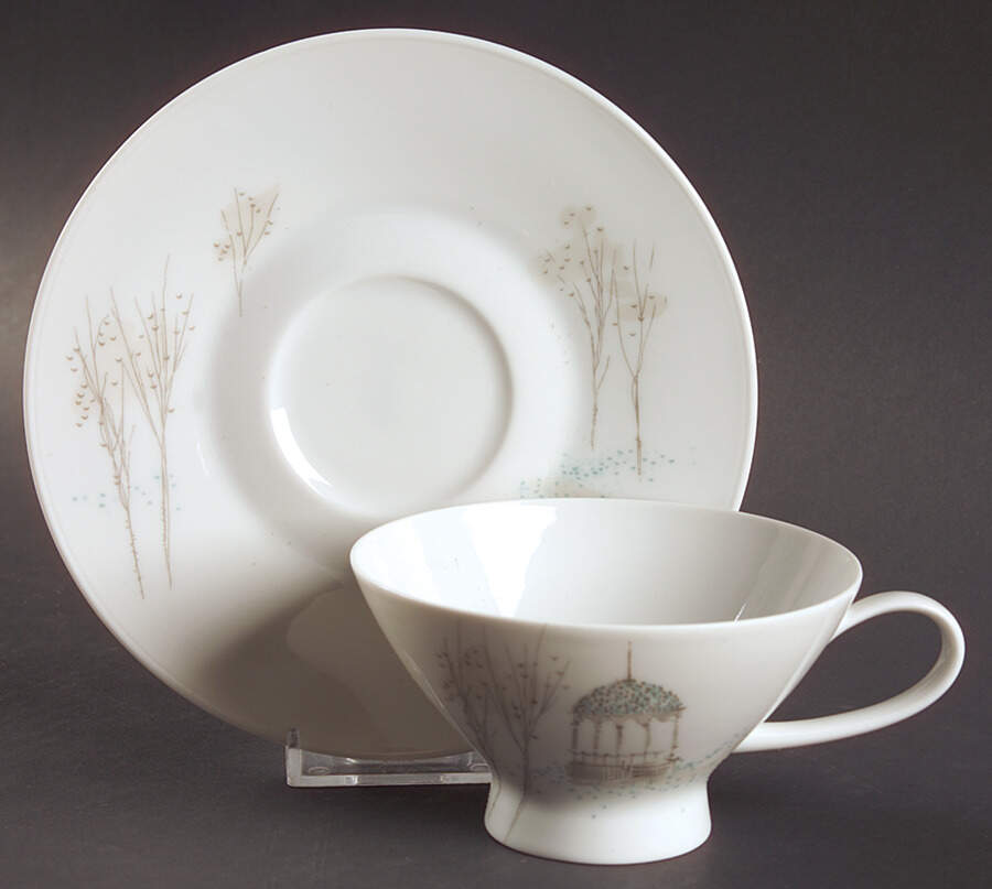 Rendezvous Footed Cup & Saucer Set by Rosenthal - Continental-1