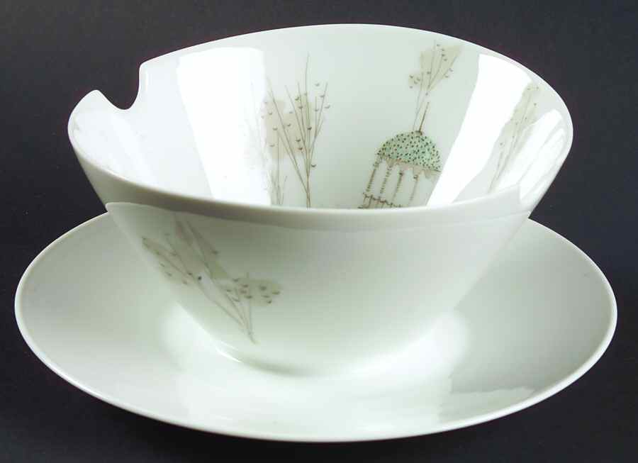 Rendezvous Gravy Boat with Attached Underplate by Rosenthal - Continental-1