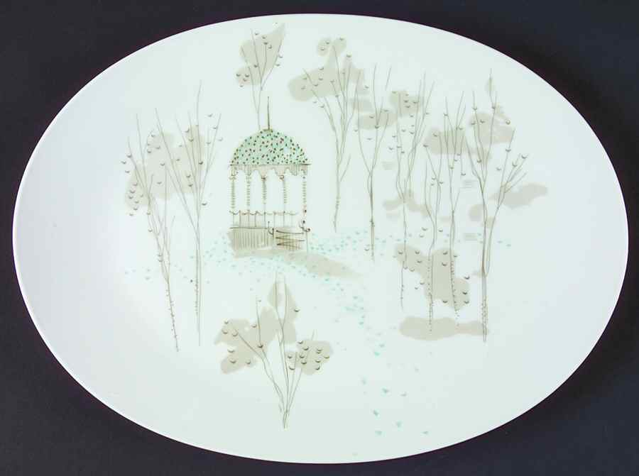 Rendezvous 13" Oval Serving Platter by Rosenthal - Continental-1