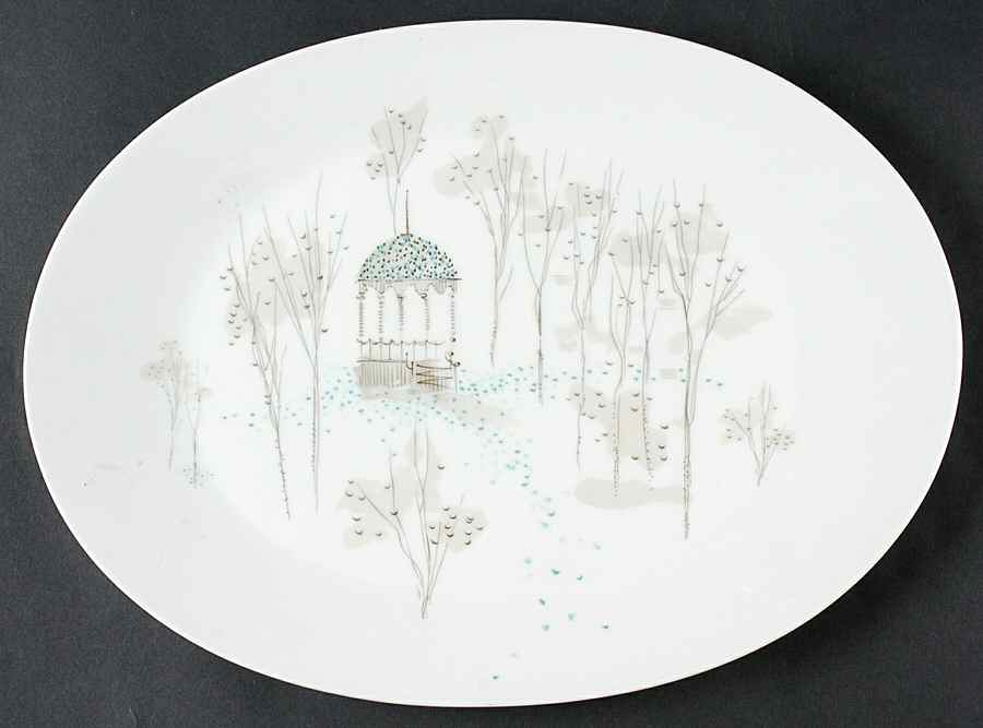 Rendezvous 15" Oval Serving Platter by Rosenthal - Continental-1