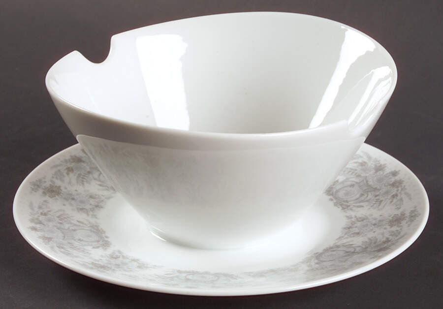 Reverie Gravy Boat with Attached Underplate by Rosenthal - Continental-1