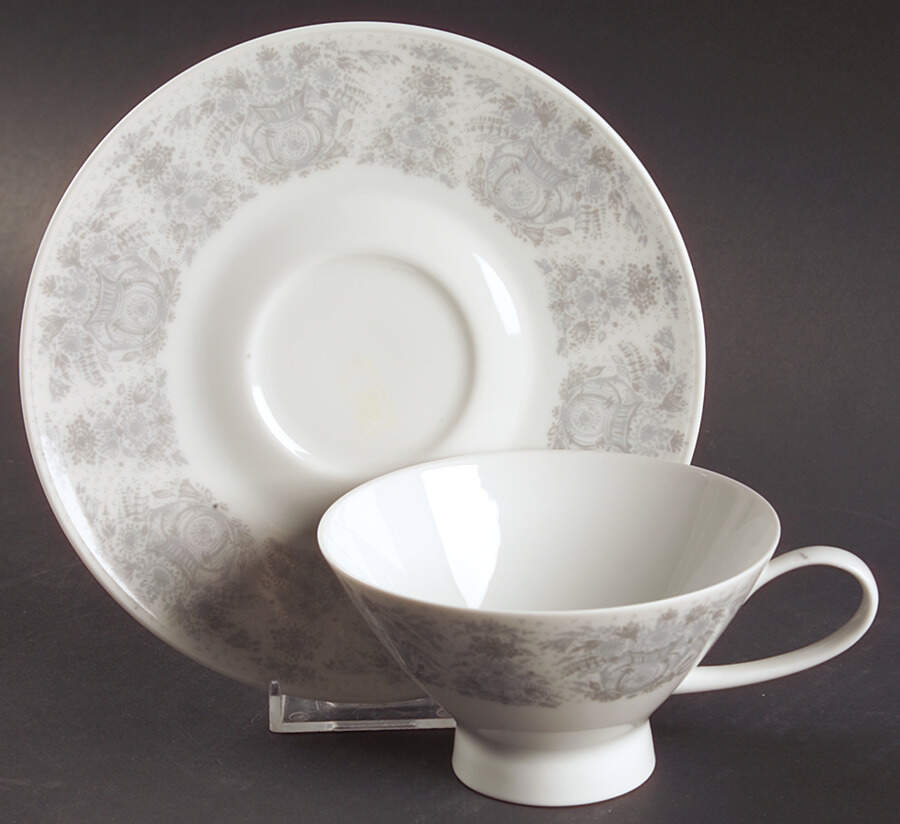 Reverie Footed Cup & Saucer Set by Rosenthal - Continental-1