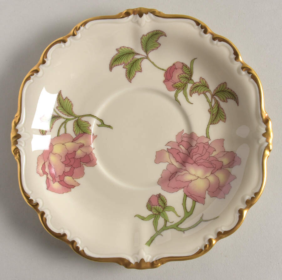 Rigoletto (Pompadour, Gold) Saucer for Cream Soup Bowl by Rosenthal - Continental-1