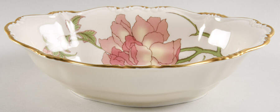 Rigoletto (Pompadour, Gold) 11" Oval Vegetable Bowl by Rosenthal - Continental-1