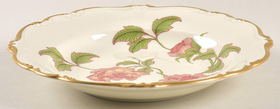 Rigoletto (Pompadour, Gold) Rim Soup Bowl by Rosenthal - Continental-1