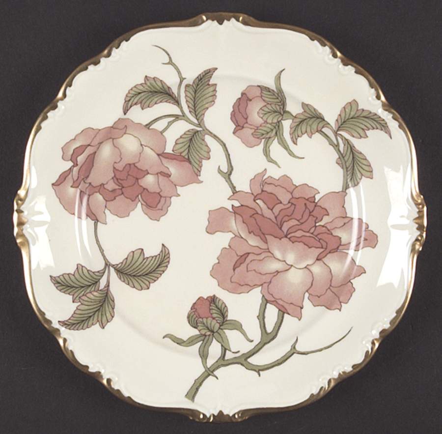 Rigoletto (Pompadour, Gold) Large Dinner Plate by Rosenthal - Continental-1