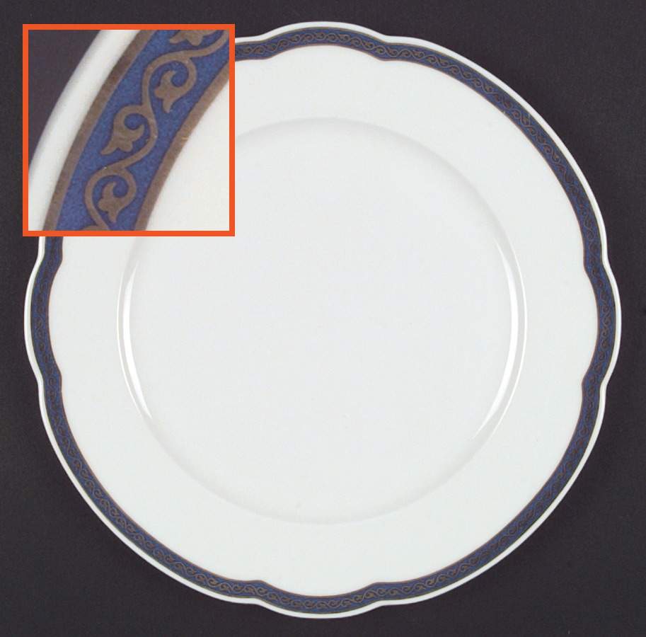Ritz Blue Dinner Plate by Rosenthal - Continental-1