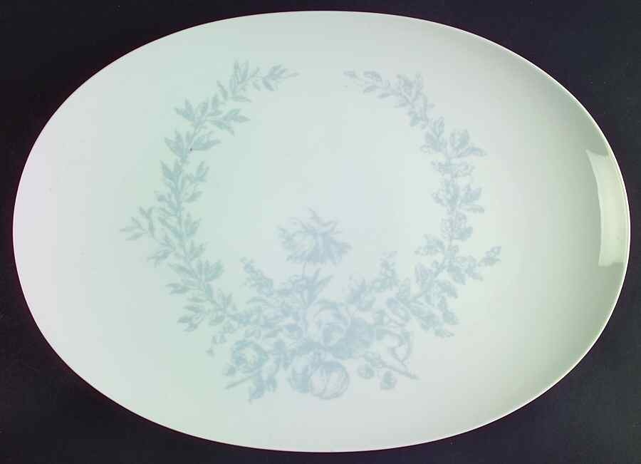 Rose Damask 15" Oval Serving Platter by Rosenthal - Continental-1